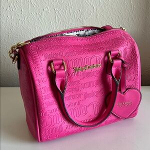 Juicy Couture Pink Embossed Women's Bag